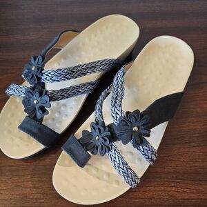 Womens Orthotic arch support flip flop sandals